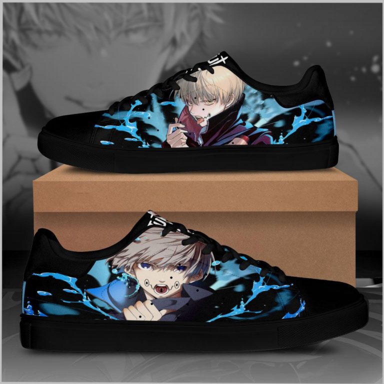 Jujutsu Kaisen Inumaki Toge Skate Low top Leather Stan Smith Sneaker, Casual Shoes