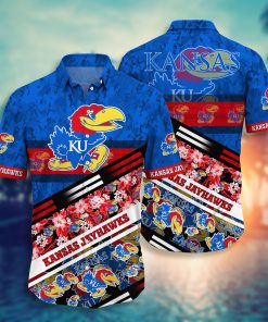 Kansas Jayhawks Hawaiian Aloha Shirts NCAA