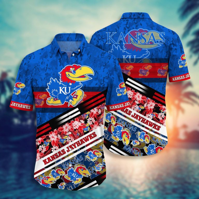 Kansas Jayhawks Hawaiian Aloha Shirts NCAA