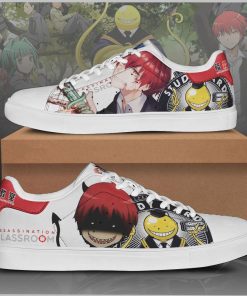 Karma Akabane Devil Assassination Classroom Low top Leather Stan Smith Shoes, Custom Sneaker