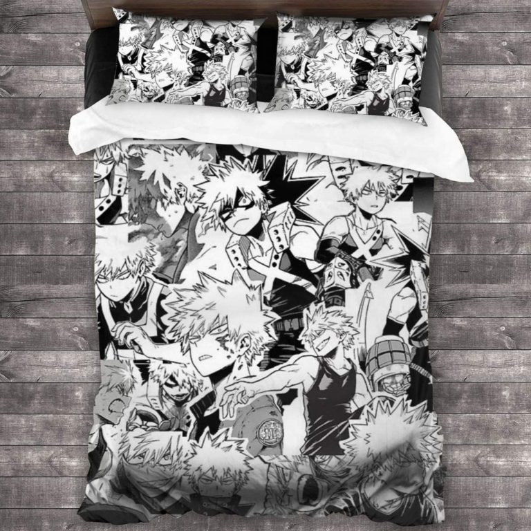 Katsuki Bakugou Manga My Hero Academia Bedding Custom Anime Bed Set