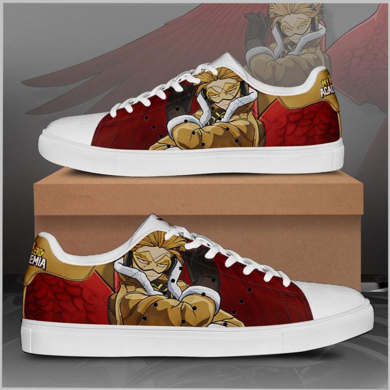 Keigo Takami Hawks Skate Low top Leather Stan Smith Shoes, Custom Sneaker