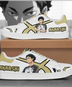 Keiji Akaashi Custom Haikyuu Low top Leather Stan Smith Shoes, Custom Sneaker Keiji Akaashi Custom Haikyuu Low top Leather Stan Smith Shoes, Custom Sneaker