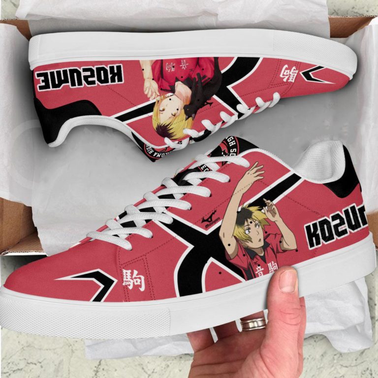 Kenma Kozume Haikyuu Low top Leather Stan Smith Shoes, Custom Sneaker