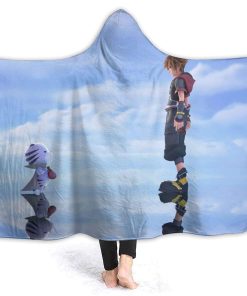 Kingdom-Hearts Hooded Blanket – Super Soft Flannel Blanket Kingdom-Hearts Hooded Blanket – Super Soft Flannel Blanket