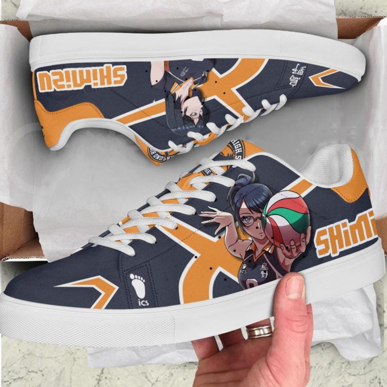 Kiyoko Shimizu Haikyuu Low top Leather Stan Smith Sneaker, Casual Shoes