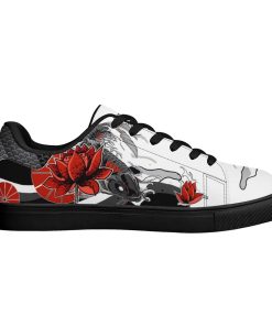 Koi Fish Low top Leather Stan Smith Shoes, Custom Sneaker