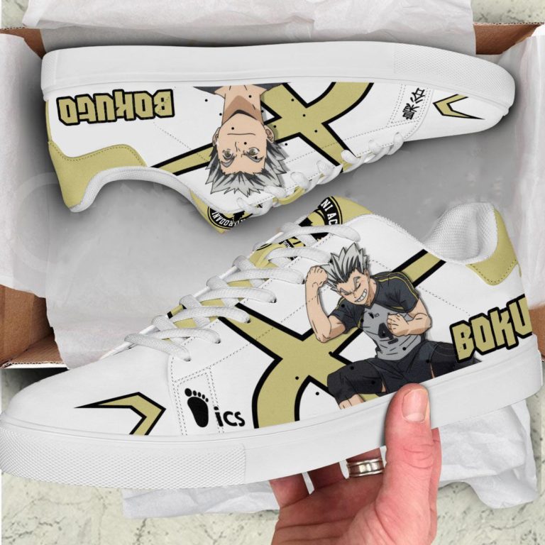 Kotaro Bokuto Haikyuu Low top Leather Stan Smith Shoes, Custom Sneaker