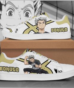 Kotaro Bokuto Haikyuu Low top Leather Stan Smith Shoes, Custom Sneaker Kotaro Bokuto Haikyuu Low top Leather Stan Smith Shoes, Custom Sneaker