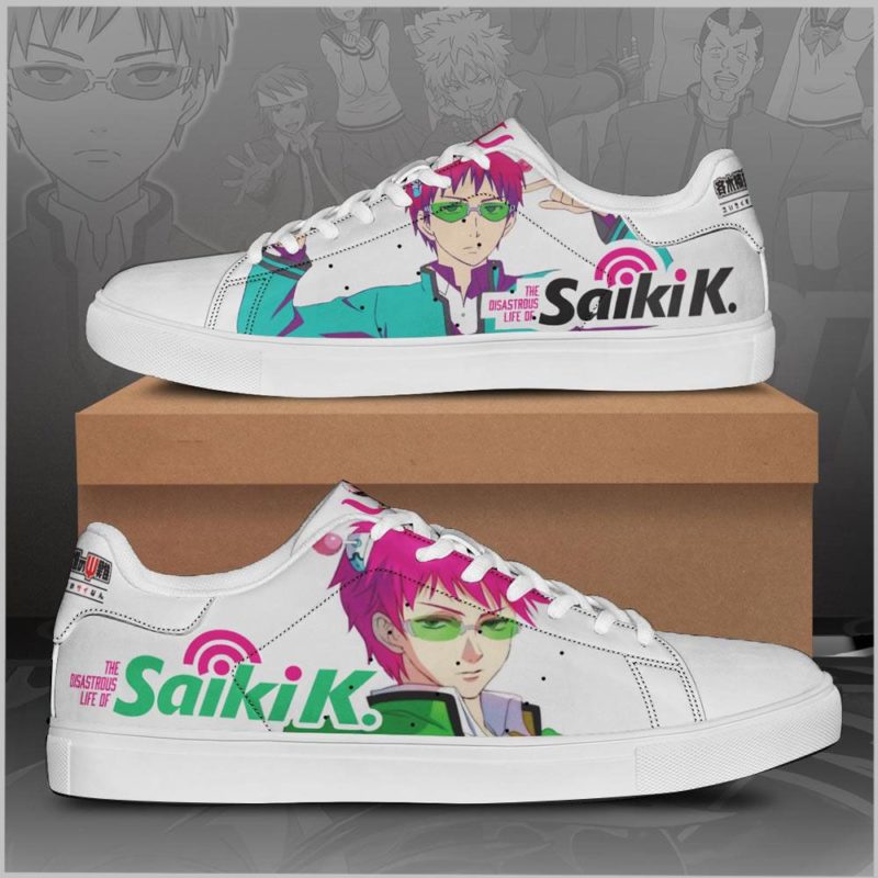 Kusuo Saiki The Disastrous Life of Saiki K Low top Leather Stan Smith Shoes, Custom Sneaker