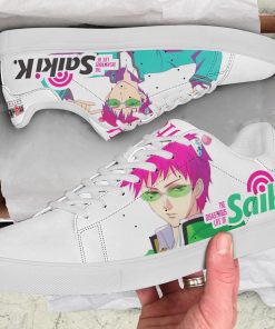 Kusuo Saiki The Disastrous Life of Saiki K Low top Leather Stan Smith Shoes, Custom Sneaker Kusuo Saiki The Disastrous Life of Saiki K Low top Leather Stan Smith Shoes, Custom Sneaker