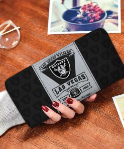 Las Vegas Raiders Custom Name Zippy Long Wallets