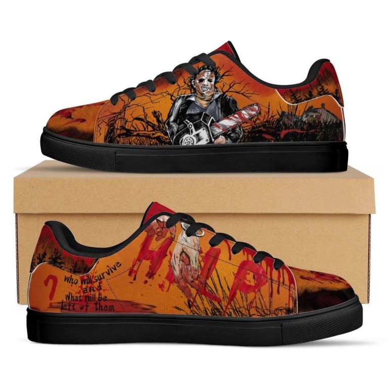 Leatherface who will survive and what will be left of them Low top Leather Stan Smith Sneaker, Casual Shoes