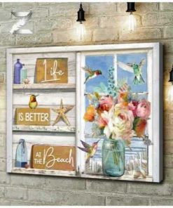 Life Is Better At The Wall Art Costal Decor