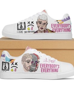 Lil Peep Everybody?s Everything Low top Leather Stan Smith Shoes, Custom Sneaker