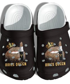 Lipstick On Lip Shoes Gift – Aries Queen Clog – Crocs Shoes Lipstick On Lip Shoes Gift – Aries Queen Clog – Crocs Shoes