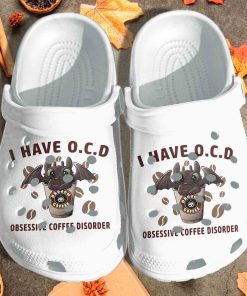 Little Dragon Coffee – Have Ocd Clog Gift For Father Day Son- Crocs Shoes