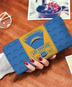 Los Angeles Chargers Custom Name Zip Around Wallets