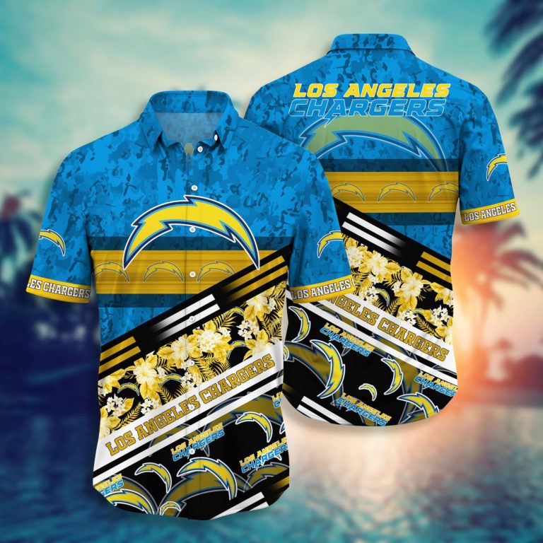 Los Angeles Chargers NFL Hawaiian Aloha Shirts NFL