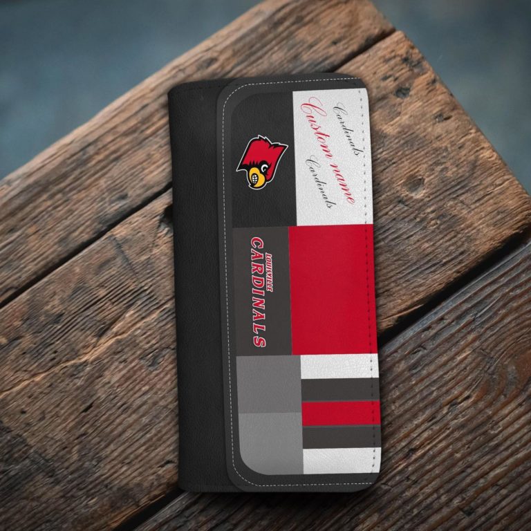 Louisville Cardinals Custom Name Zippy Long Wallets