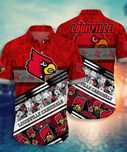 Louisville Cardinals Hawaiian Aloha Shirts NCAA