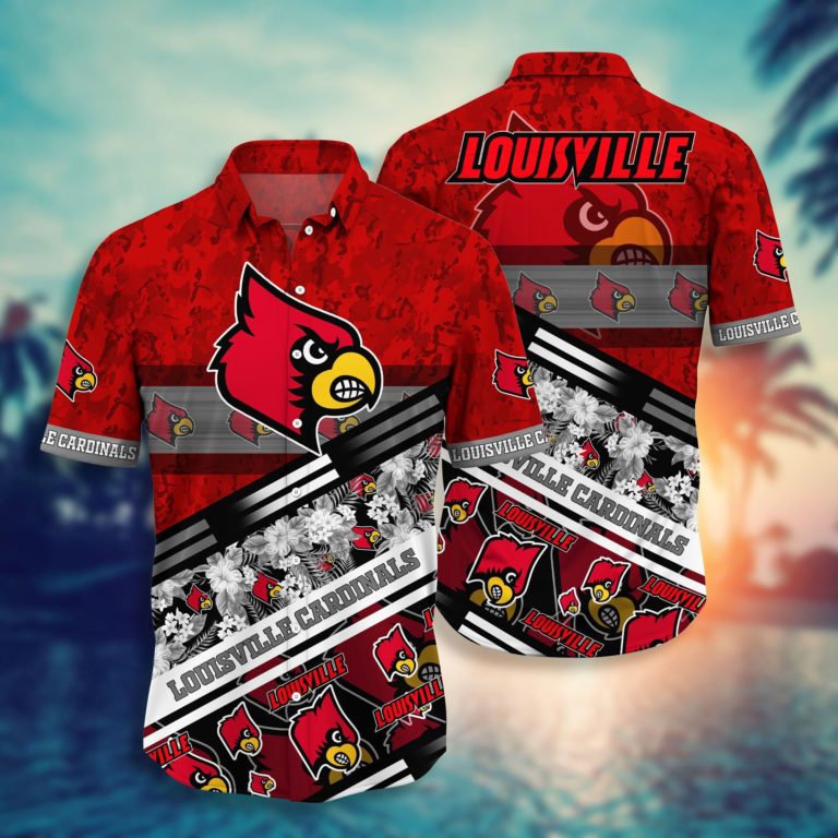 Louisville Cardinals Hawaiian Aloha Shirts NCAA