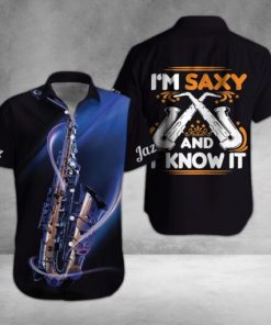 Love Jazz Short Sleeve Button Down Hawaiian Shirt