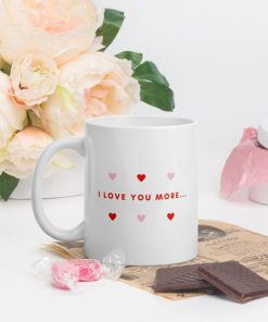 Love You More Ceramic Mug – Couple In Love