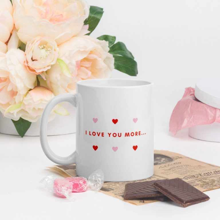 Love You More Ceramic Mug – Couple In Love
