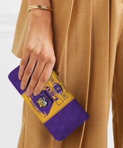 LSU Tigers Custom Name Zippy Long Wallets