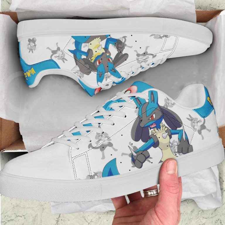 Lucario Pokemon Low top Leather Stan Smith Sneaker, Casual Shoes