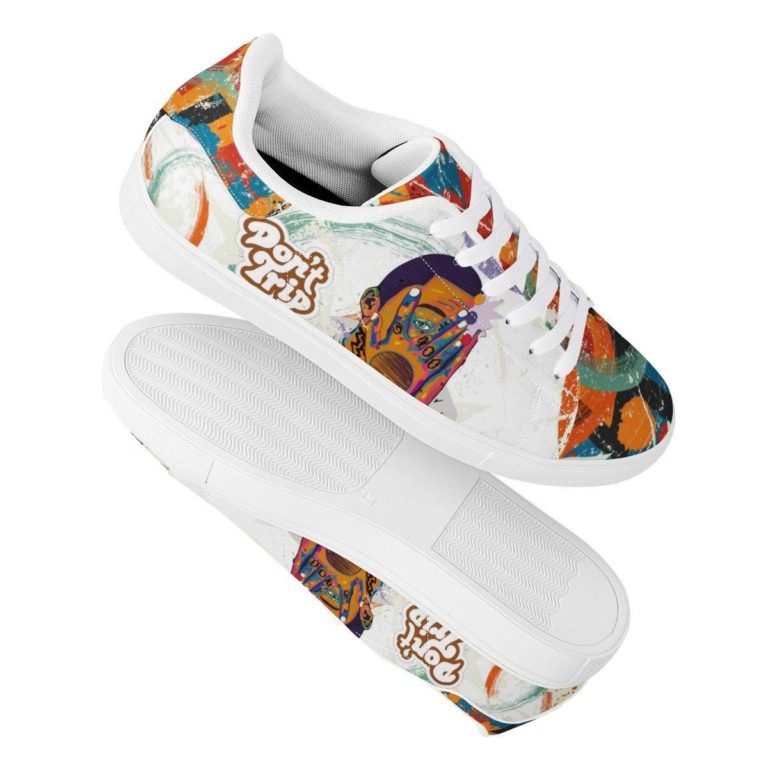 Mac Miller Don?t Trip Low top Leather Stan Smith Shoes, Custom Sneaker