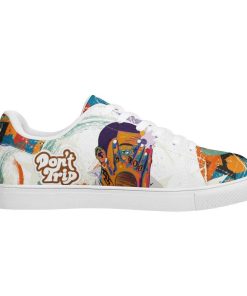 Mac Miller Don?t Trip Low top Leather Stan Smith Shoes, Custom Sneaker