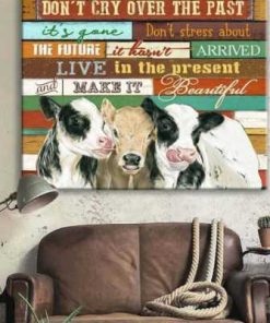 Make It Beautiful Cow Poster and Canvas