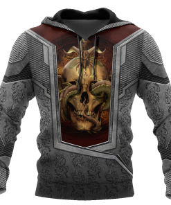 Men Hoodie 3D Tattoo and Skull Dungeon Dragon Hoodie