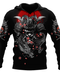 Men Samurai Hoodie Premium Samurai Unisex 3D