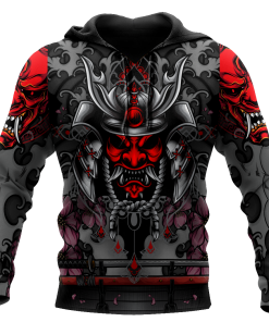 Men Samurai Hoodie Premium Unisex 3D