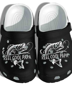 Mens Reel Cool Papa Fishing Shoes – Dad Fisherman Fish – Crocs Shoes