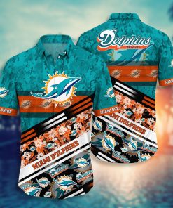 Miami Dolphins NFL Hawaiian Aloha Shirts NFL
