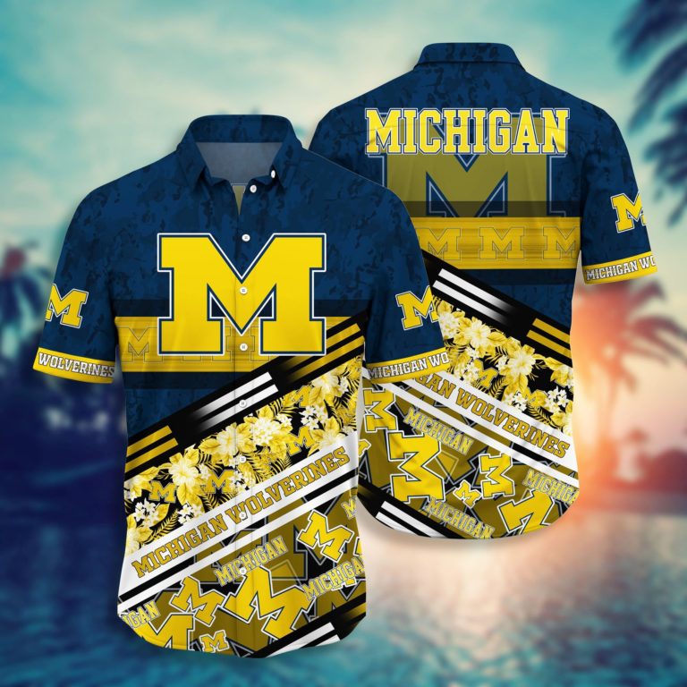 Michigan Wolverines Hawaii Shirt NCAA