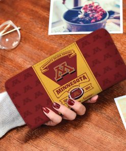 Minnesota Golden Gophers Custom Name Zippy Long Wallets