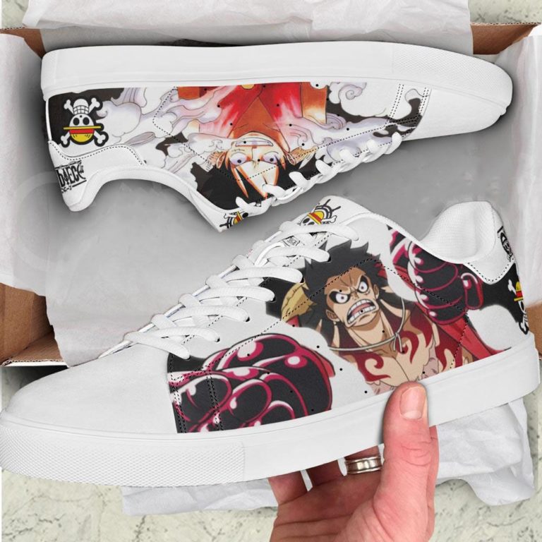 Monkey D Luffy One Piece Low top Leather Stan Smith Sneaker, Casual Shoes