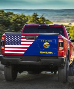 Montana Truck Sticker Wrap Montana American Truck Tailgate Decal Sticker Wrap 1699TDv1 Montana Truck Sticker Wrap Montana American Truck Tailgate Decal Sticker Wrap 1699TDv1