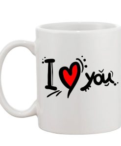 Mug Valentine I Love You Heart