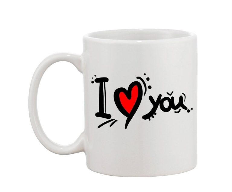Mug Valentine I Love You Heart