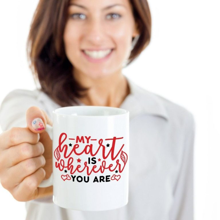 My Heart Is Wherever You Are Ceramic Mug