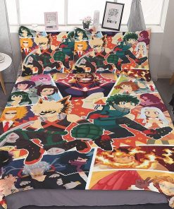 My Hero Academia Anime Bed Set Colorful Bedding