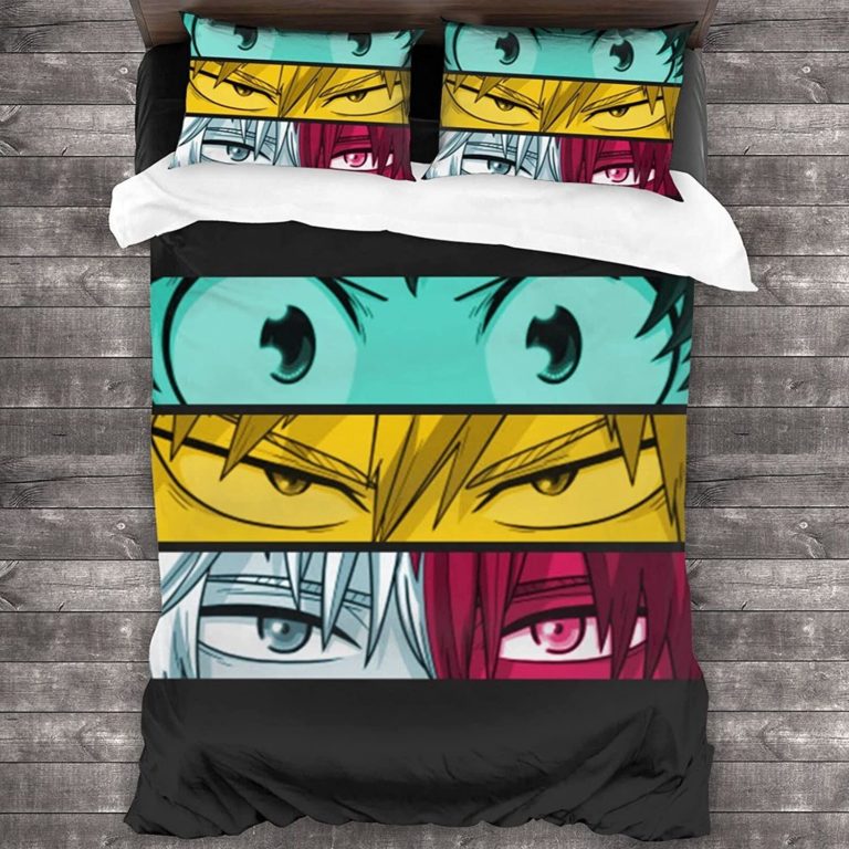 My Hero Academia Anime Bed Set Eyes Bedroom Decor