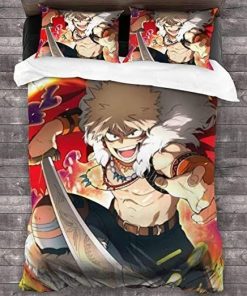 My Hero Academia Bed Set Katsuki Bakugou Anime Bedding
