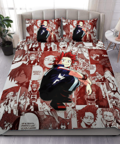 My Hero Academia Bed Set Kirishima Eijirou Anime Bedding